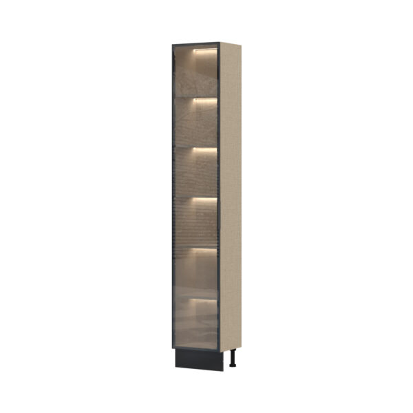 Vitrina sa staklenim krilima K23-40-AL