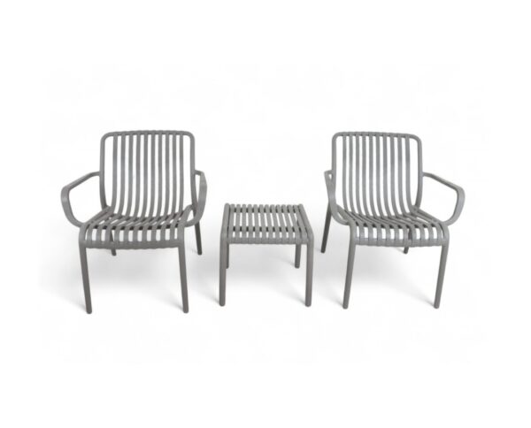 Baštenski set Luna - Grigio 2+1