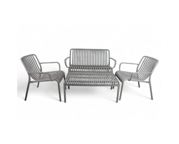 Baštenski set Vintage Grigio 3+1